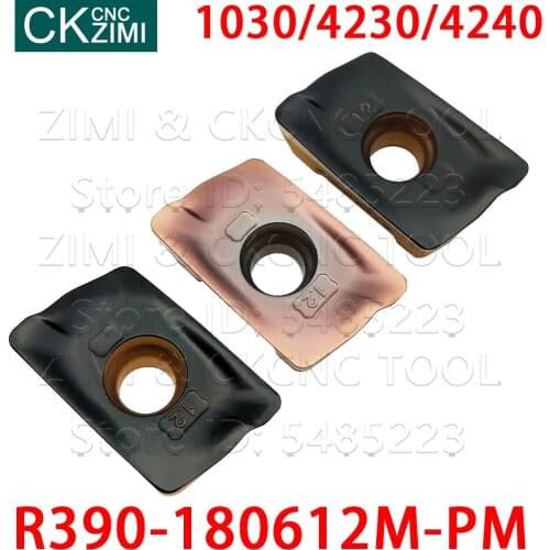R390-180612M-PM 1030 R390-180612M-PM 4230 R390-180612M-PM 4240 carbide inserts milling cutting tools CNC Metal lathe for steel