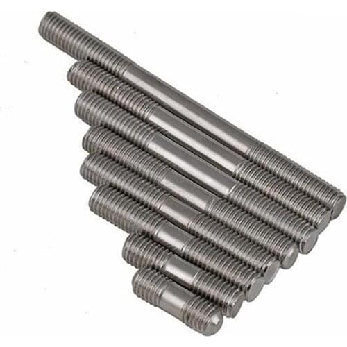 Stainless steel lengthened equal length stud bolt screw through wall rod M3 M4 M5