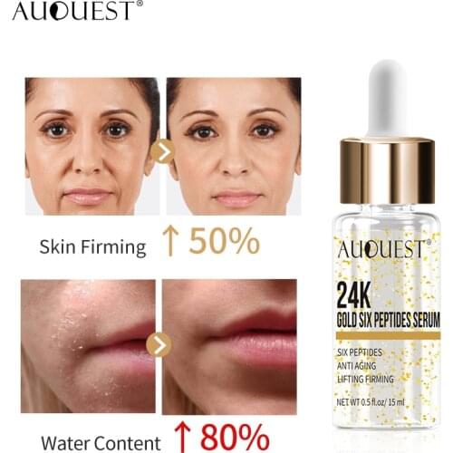 Age Defying 24K Gold Serum Skin Moisturizer Hyaluronic Acid Serum Skin Whitening Oil-control Essence Lifting Skin Care 15ml