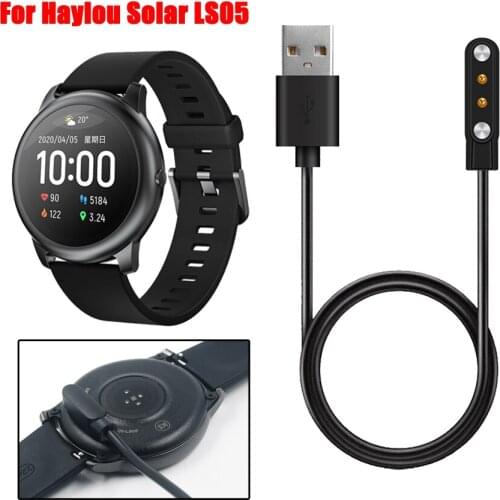 Charging Cable for Haylou Solar LS05 Smart Watch Band Charger Adapter Magnetic USB Charging Dock for Haylou LS01 Accessories