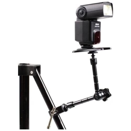 11" Magic Arm + Super Clamp + Hot Shoe Flash Stand for 5D2 5D3 system