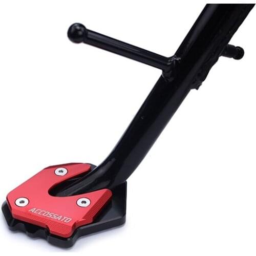 Motorcycle Accessories Kickstand Foot Stand Extension Pad Support Plate For SUZUKI DR300 dr250