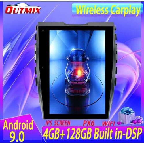 4+128G Tesla Screen For 2015 2016 2017 2018 2019 Ford EDGE Android Unit Car Multimedia Player GPS Audio Radio Stereo