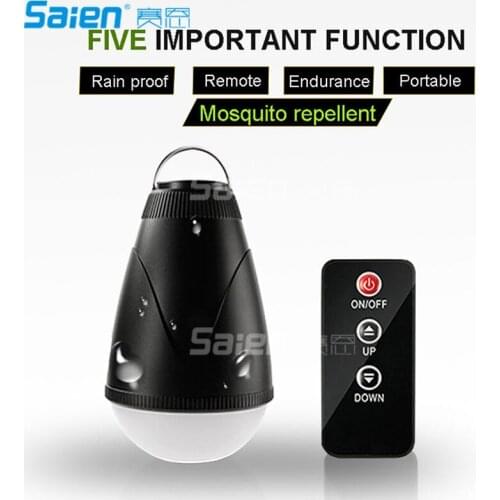 Camping Lights Tent Light with Remote Control, USB Rechargeable Ultra Bright LED Lamp with Mosquito Repellent Yellow Light