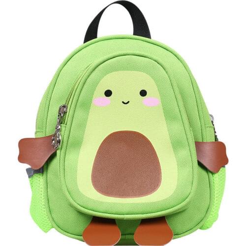 Canvas Kids Kindergarten School Bags Children Backpacks 3D Fruit Student Book Bags for Baby Girls Boys Cartoon Infant Backpack