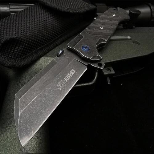 20CM (8') 58HRC Fixed Blade Pipe Cutter Pocket Knives Hunting Survival Camping Diving Hand Tool Stainless Steel Multitool Knifes