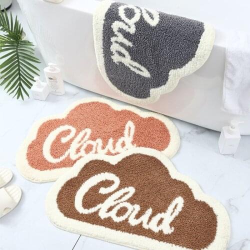 Bath Mats Water Absorption Non slip Microfiber Bath Mat Shower Toilet Bathroom Rug Carpet Home Bedroom Entry Doormat Floor Mat