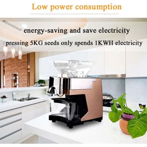 Best Price 220V Homemade Rapeseed Mini Seed Oil Press Machine Small Home Professional Sesame Seed Walnut Oil Press