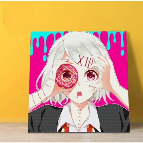 Modular painting Tokyo Ghoul digital paint by numbers Japan Style cartoon anime posters modular painting home decor for youth