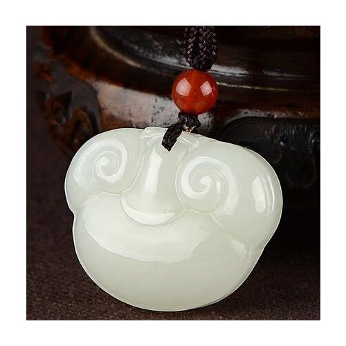 Ping An Ruyi Lock Mens and Womens Pendant Jade Source of Natural Xinjiang Hetian Jade miçangas фурнитура для украшений