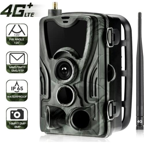 HC801LTE 4G Hunting Camera 12MP 940nm Night Vision gsm MMS GPRS photo traps trail camera infrarot animal dropship #ND