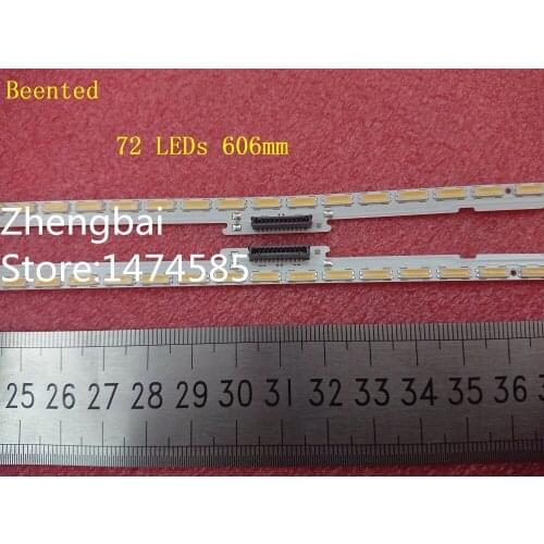 Beented original New 2 Pieces LED strip 2015SL55 CURVED Right LEFT REV0.6 144 LEDs 1212mm for L55C1-SCUD LTA550FN01 LJ97-05377A