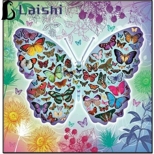 Full square Round Diamond Painting 5D Colorful Diamond Painting Butterfly Animal DIY Cross Stitch Crystal Diamond home decor