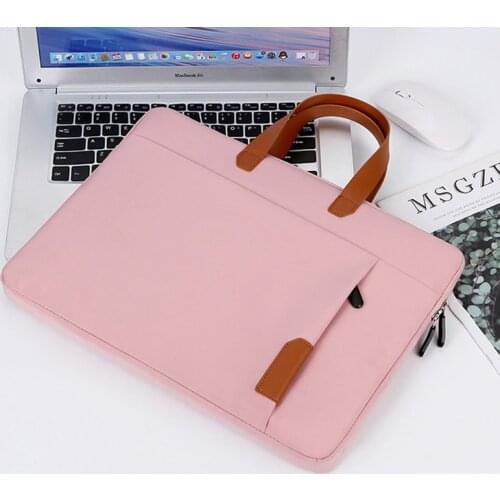 Briefcase Laptop Bag For Macbook Air Pro 13 14 15 Inch Notebook Bag Fashion Men Women 2021 New Handbag Laptop Sleeve Case X127C