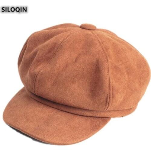SILOQIN/思洛琴 Women's Suede Hats