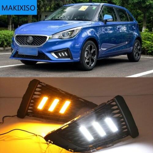LED DRL daytime running light + fog lamp for MG3 MG 3 2017 2018