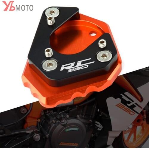 High Quality items FOR KTM RC125 RC200 RC390 RC 390 2014-2018 Motorcycle Foot Side Stand Enlarger extension kickstand plate pad