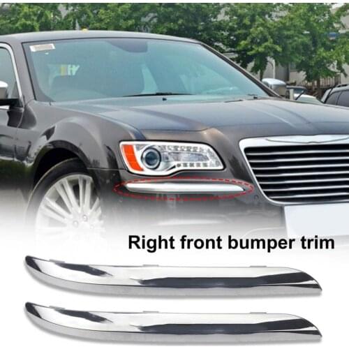 High Durability Chrome Plated Left Right Chrome Plated Front Bumper Cover 68127940AB CH1046103 for Chrysler 300 2011-2014
