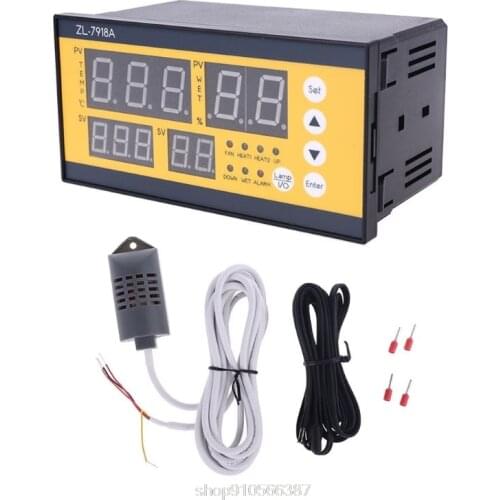 ZL-7918A Multifunction Automatic Incubator 100-240V LCD Temperature Humidity Control XM 18 Thermostat N19 20 Dropshipping