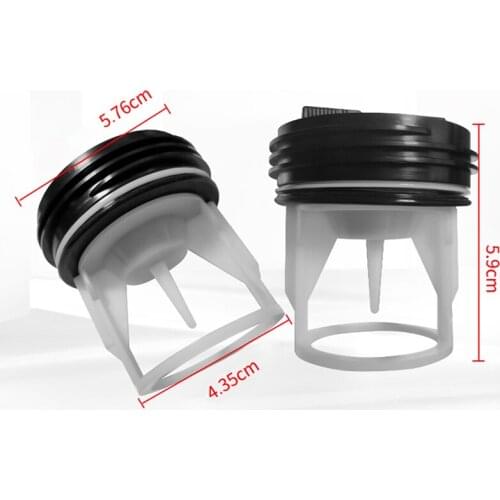 1Pcs For Haier Little swan Midea drum washing machine filter drainage pump cover filters screen / filter / drain plug