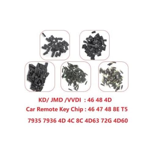 10pcs Car Remote Key Blank Chip 46 47 48 8E T5 7935 7936 4D 4C 8C 4D63 72G 4D60 KD JMD VVDI 46 48 4D King Copy Chip Cloner