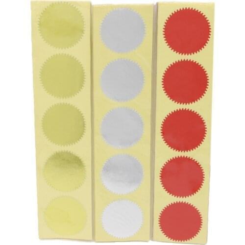 100Pcs 45mm Embosser Sticker for Embossing Stamp ,Customize Embosser seal ,DIY Embossing Seal for Card,University Certificate