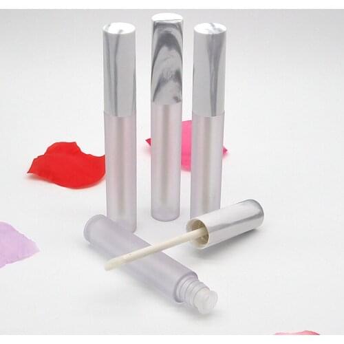4.5ml Mini DIY Marble White Frosted empty Lip Gloss Tubes Lipstick Lip Balm Plastic Travel Cosmetic Bottle Containers 20pcs/lot