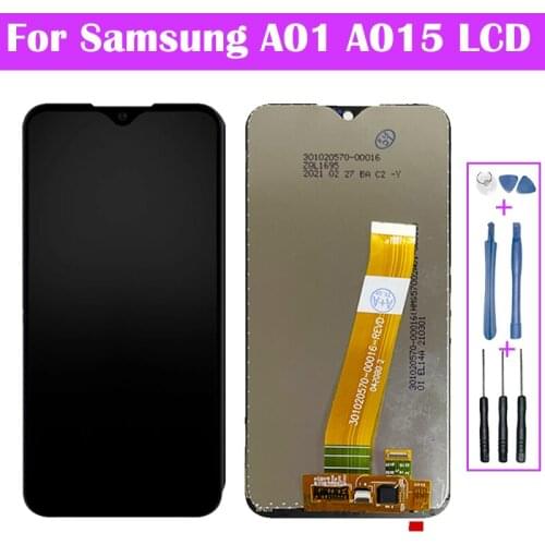 For Samsung Galaxy A01 A015 LCD Display With Touch Screen Digitizer A015F A015G A015DS Assembly Free Shipping