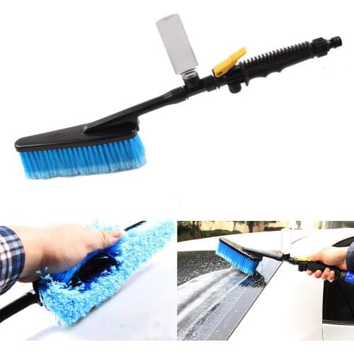 Car Snow Ice Brush Snow Removal Tool Auto Body Tire Wheel Rim Hub Washing Cleaner Brush Car Cleaning Goods Universal Winter