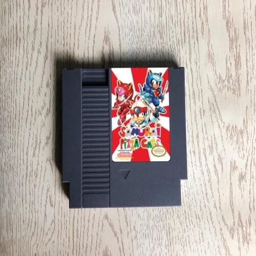 Samurai pizza cats - 72 pins 8bit game cartridge