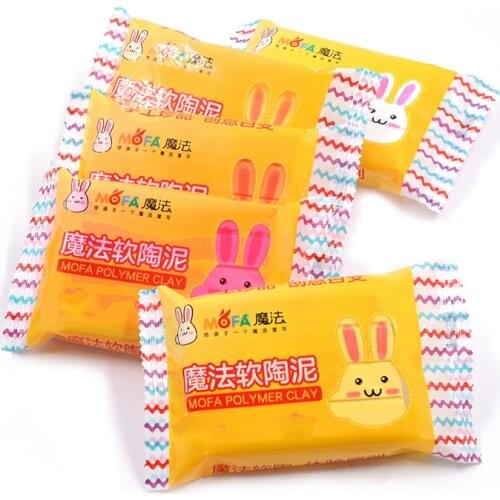 Soft ceramics polymer clay 12 colored clay 60 grams per block DIY Handmade material Heating fixation Gift tool Sealed package