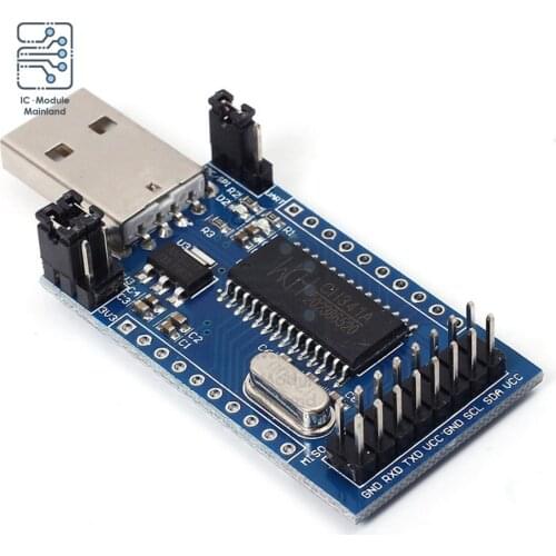 WCH341A Programmer USB to UART IIC SPI I2C Convertor Parallel Port Converter Onboard Operating Indicator Lamp Board Module