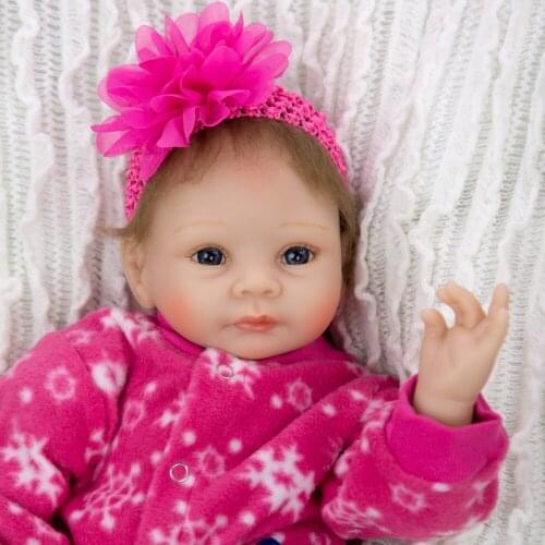 Realistic Silicone Reborn baby Dolls Education Toys Real Baby boy girl dolls Lifelike Bebes Reborn Menina Bonecas Gift 55cm