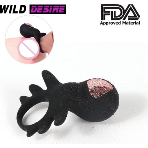 2020 Silicone Vibrating Cock Ring Penis Ring For Men Delayed Ejaculation Long Battle Ring Dick Sex Toys Male Sexy USB Charging