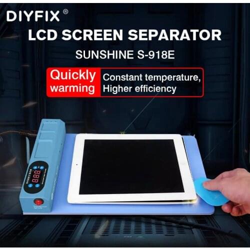 Sunshine S-918E Multi-Function Disassembly Screen Splitter Heating Stage Separator Pad Adjustable Temperature Phone Repair Tool