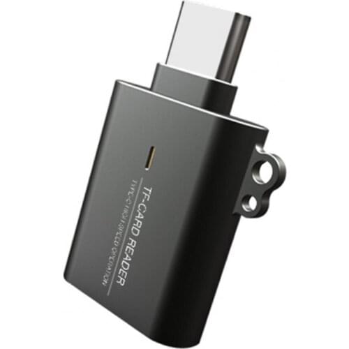 Card Reader Plug and Play Multifunctional Hot Swap Type-C USB2.0 8-pin OTG Card Reader for Car Speaker Multiple interfaces