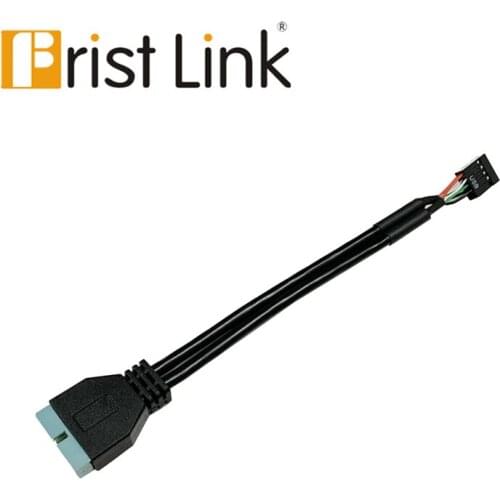 Internal USB 2.0 8-pin to USB 3.0 motherboard 20-pin adapter cable, USB 3.0 male to 8 PIN USB2.0 motherboard network converte