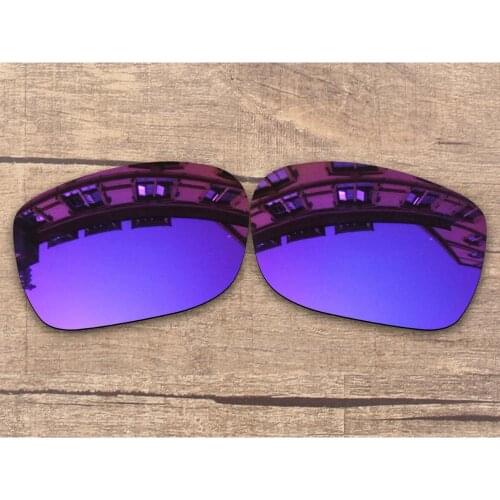 Vonxyz Violet Mirror Polarized Replacement Lenses for-Oakley TwoFace Frame