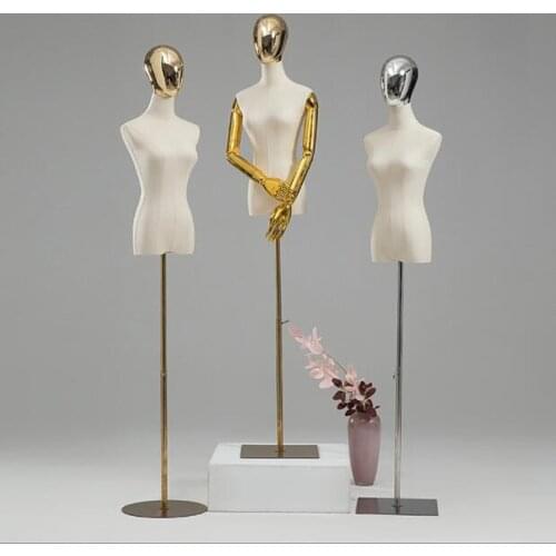 4style No Arm Color Sewing Female Mannequin Full Body Triangle Base Dress Model,Jewelry Flexible Women,Adjustable Rack,Doll D370