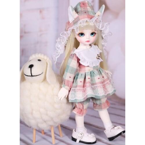 1/6 scale BJD doll cute kid girl BJD/SD Resin figure doll DIY Model Toy gift. full set with Clothes,shoes,wig A0124Miyo YOSD