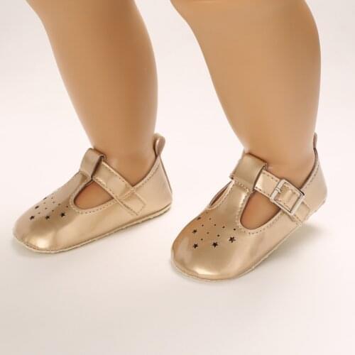 2021 New Shoes Infant Baby Girl Shoes Soft Sole Ankle Sneaker Toddler Shoes First Walker Soft Sole Anti-slip Beach Sandals