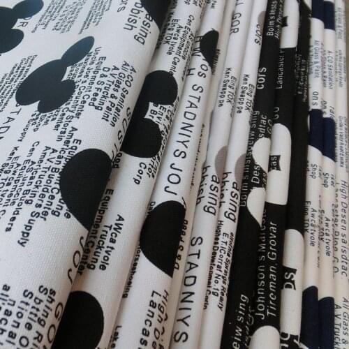 Free shipping Black Mi Qijia Houmian canvas cloth curtain fabric sofa cushion windows and pad tablecloths