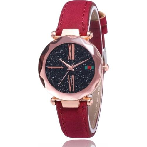 Cay Ladies Watch With Leather Strap