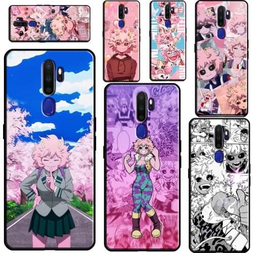 Ashido Mina My Hero Academia Phone Case For OPPO A5 A9 A31 A53 2020 A52 A72 A15 A83 A91 A1K A5S Reno2 Z Find X2 X3 Pro