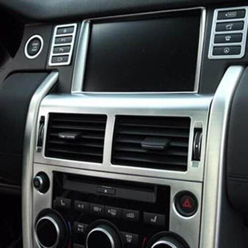 Console Dashboard Air Conditioner Outlet Vents Decorative Cover Trim Sticker For Discovery Sport Interior Accessories