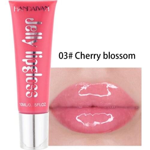 Candy Color Jelly Lip Gloss Women Nourishing Waterproof Liquid Lip Gloss Long Lasting Sexy Care Lips Makeup Cosmetic TSLM1
