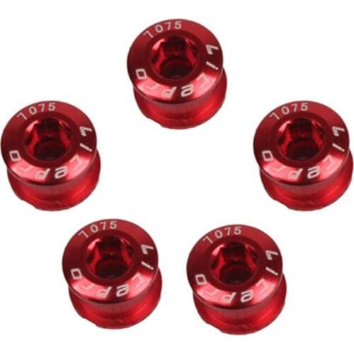 Litepro 1 Pcs MTB Bike Chainring Bolt Single Speed Disc Screws Gold/Sliver/Purple/Blue/Red/Black/Green/Pink Iamok