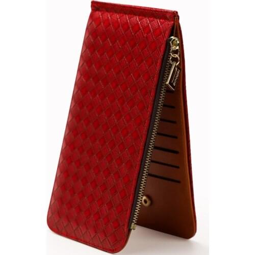 Fashion Long Zipper Womens Wallet Money Coin Holder Female Long Purse Female Purse Zipper Pu Leather Women Wallets Women Purses