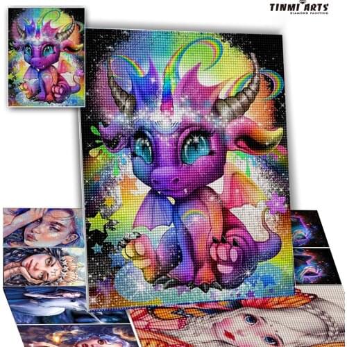 5D DIY Poured Glue Diamond Painting Kits Scalloped Edge All kinds of Beautiful Abstract Scenery Wall Art Decoration Unique Gift