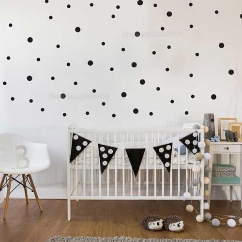 Polka Dots Kids Room Baby Room Wall Sticker Children Home Decor Nursery Wall Decals Wall Stickers For Kids Room Wallpaper LL2107
